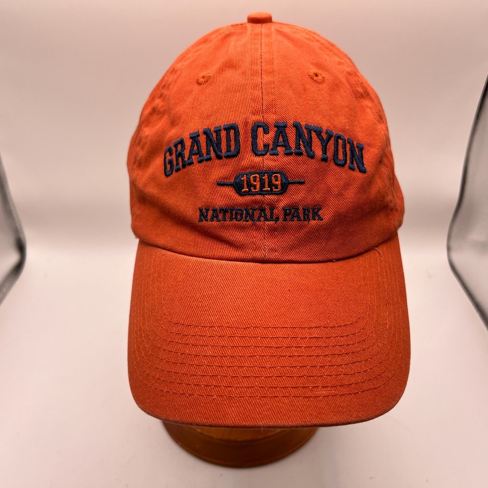 Grand Canyon National Park 1919 Burnt Orange Embroidered Baseball Hat Dad Cap